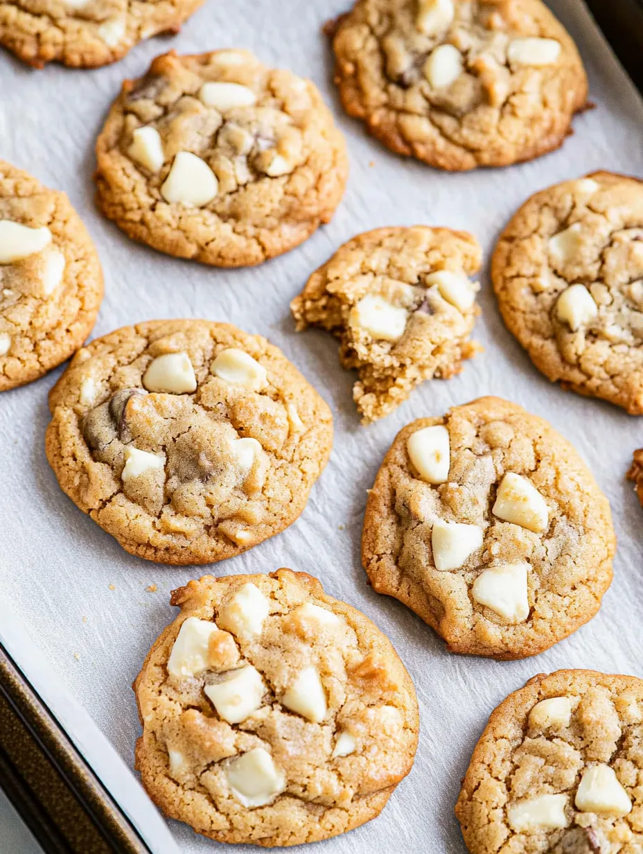 A tray of coconut cookies.