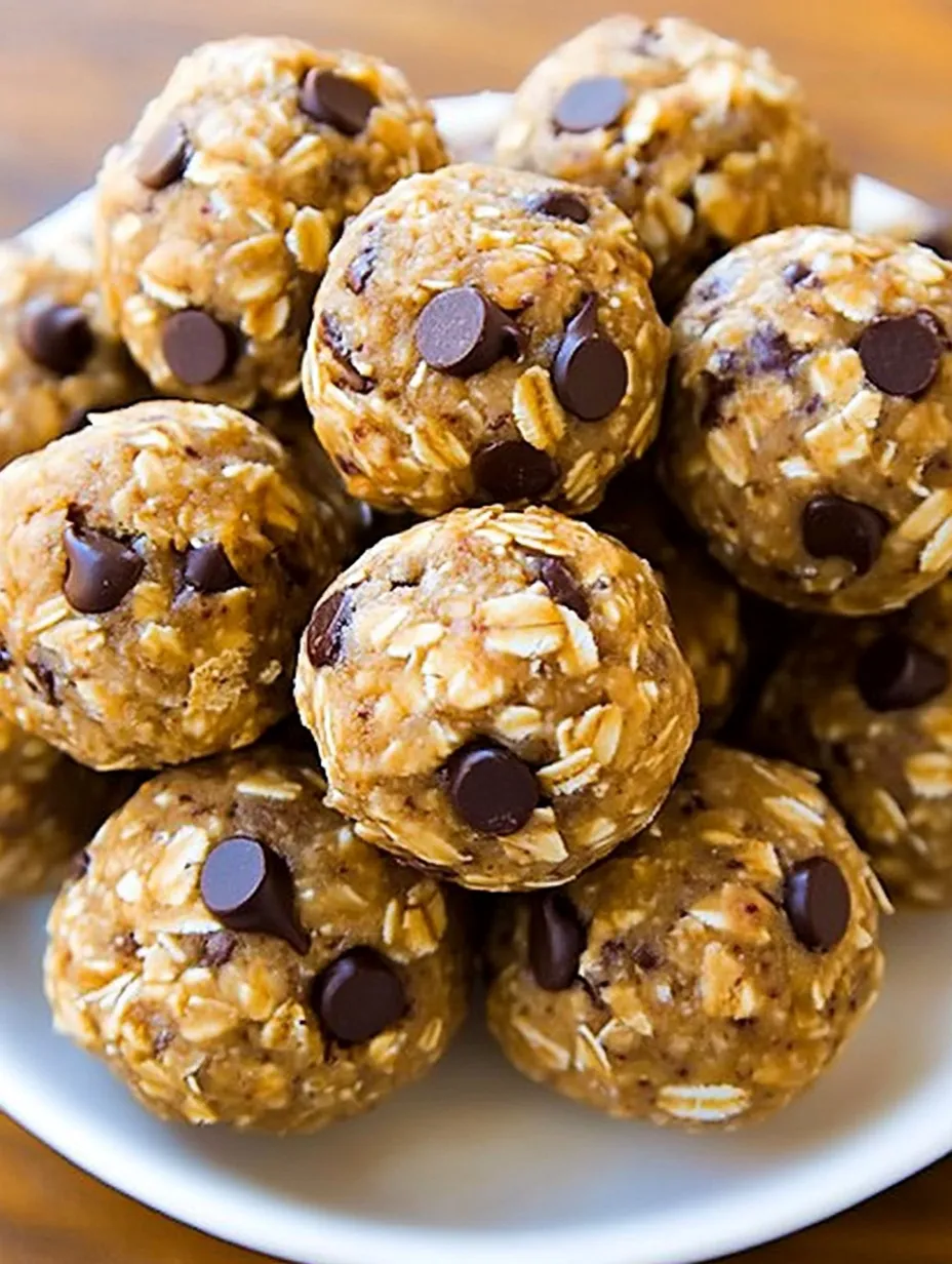 A plate of chocolate covered energy balls.
