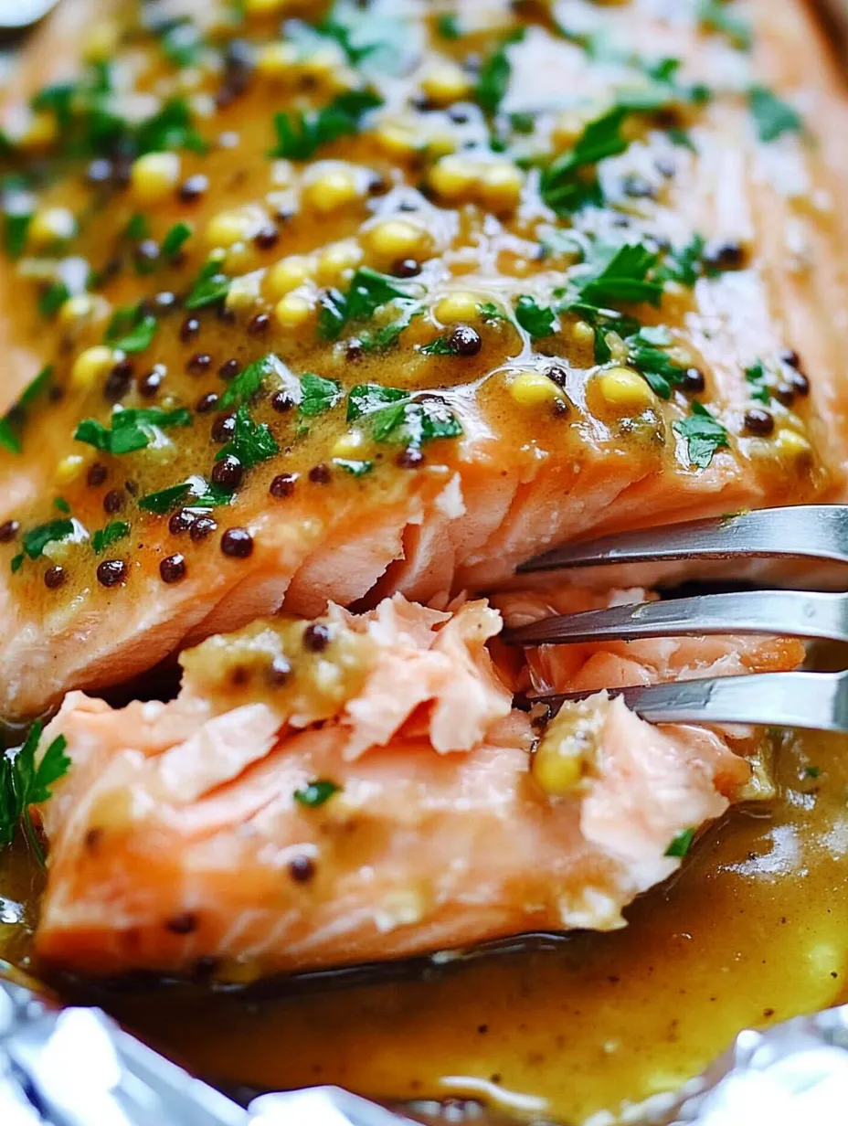 A piece of salmon with a spicy honey glaze.