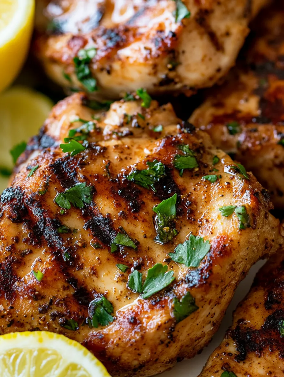 A plate of yogurt marinated chicken.