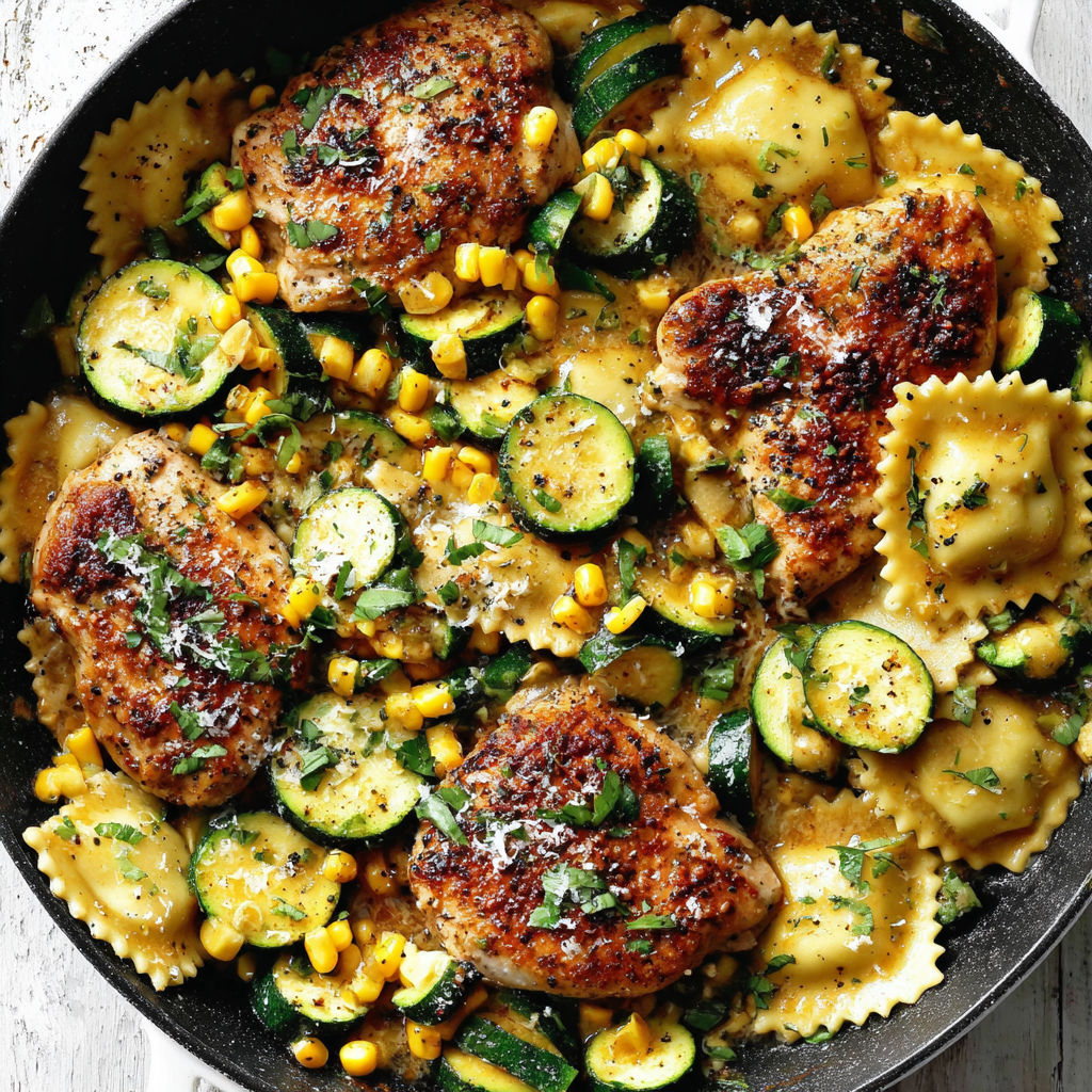 A plate of food with chicken and vegetables.