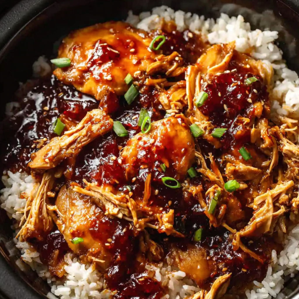A bowl of food with rice and meat.