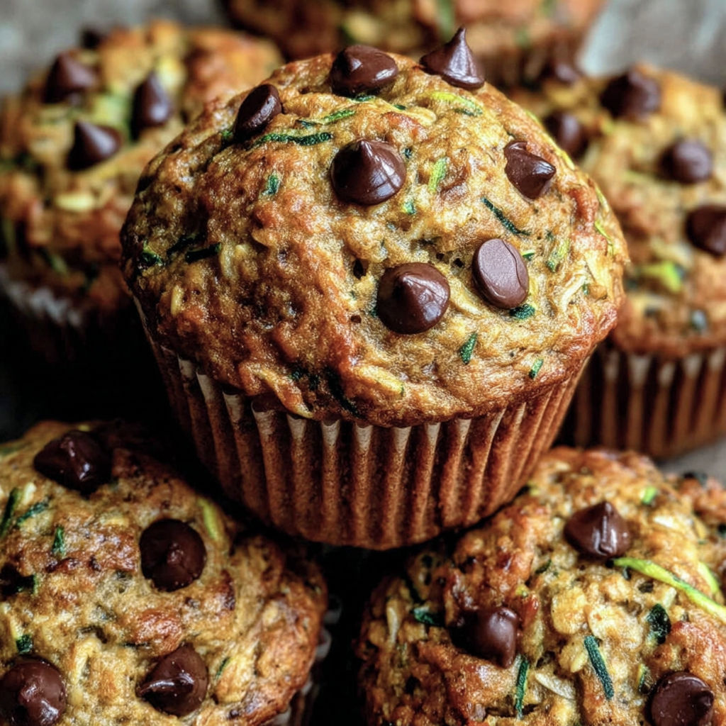 Blender chocolate chip oatmeal muffins.