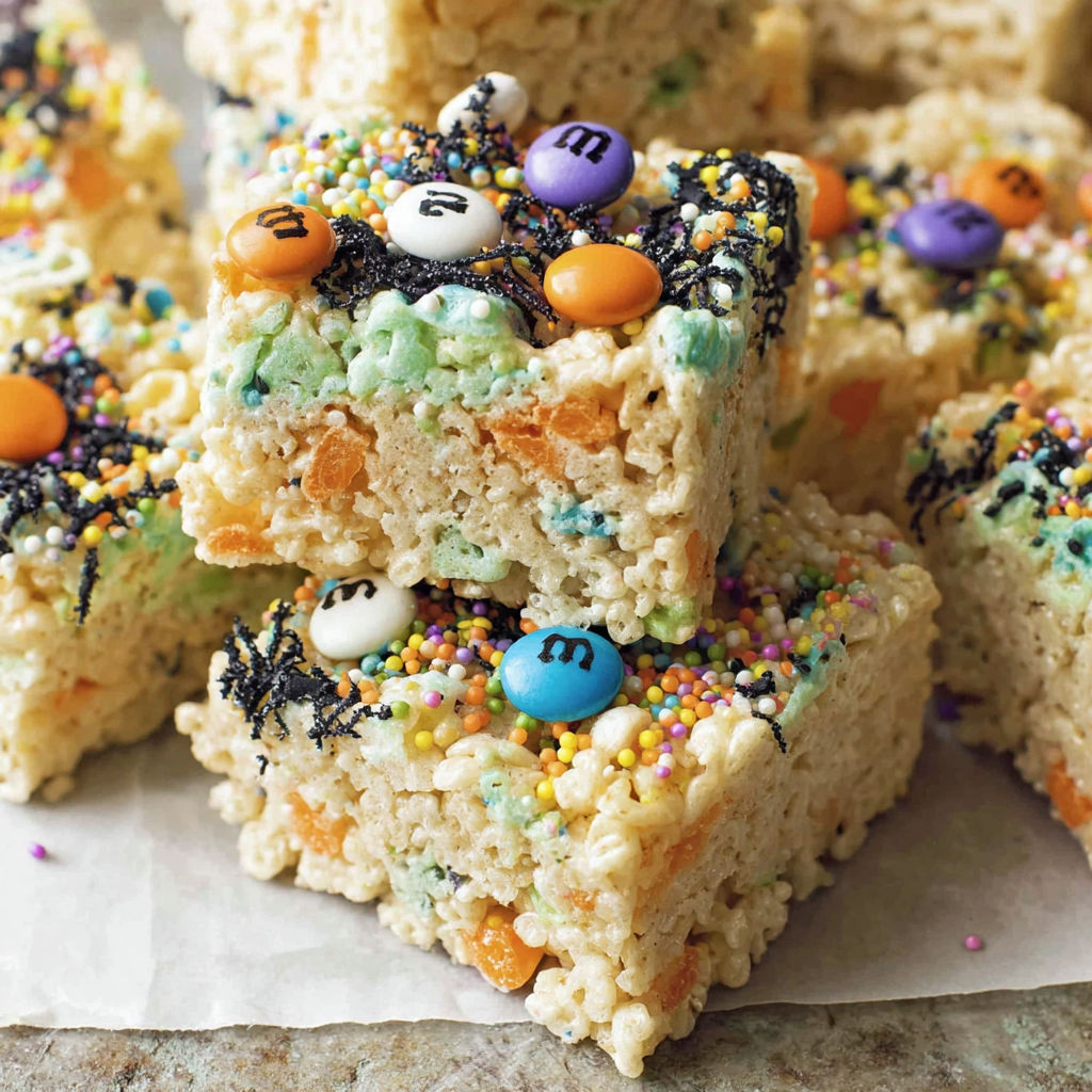 Halloween Rice Krispie Treats.