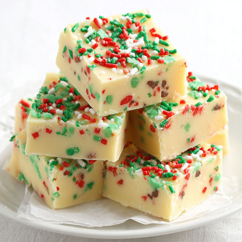 A stack of Christmas sugar cookies.