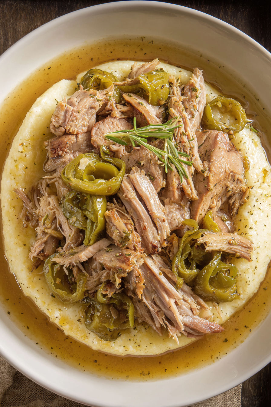 A plate of food with meat and vegetables.