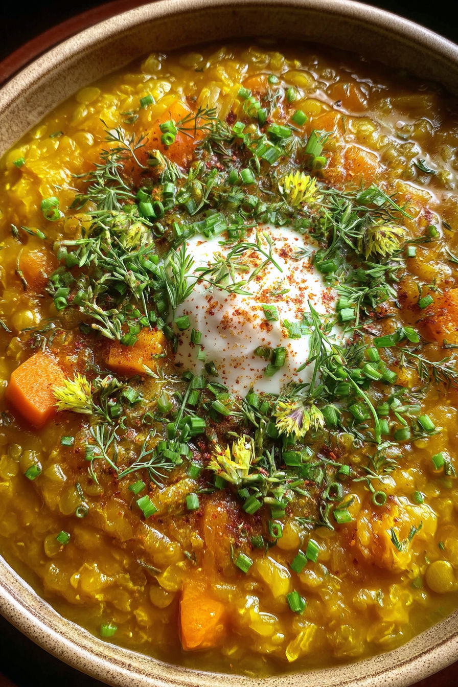 A bowl of soup with a spider web design.