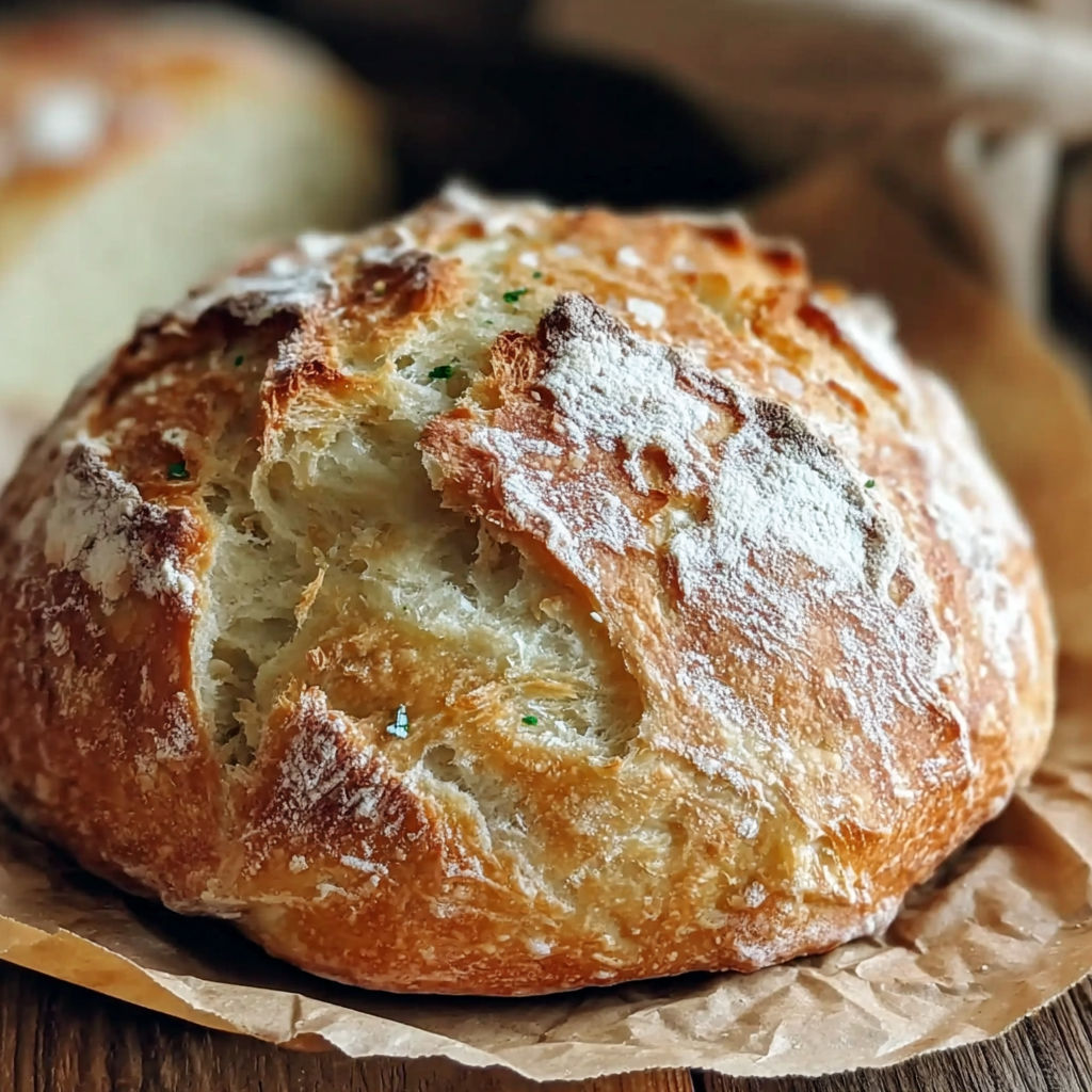 A crusty Italian bread.