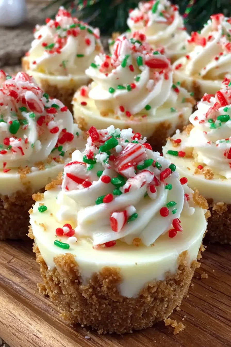 A close up of a dessert with a green and red striped topping.