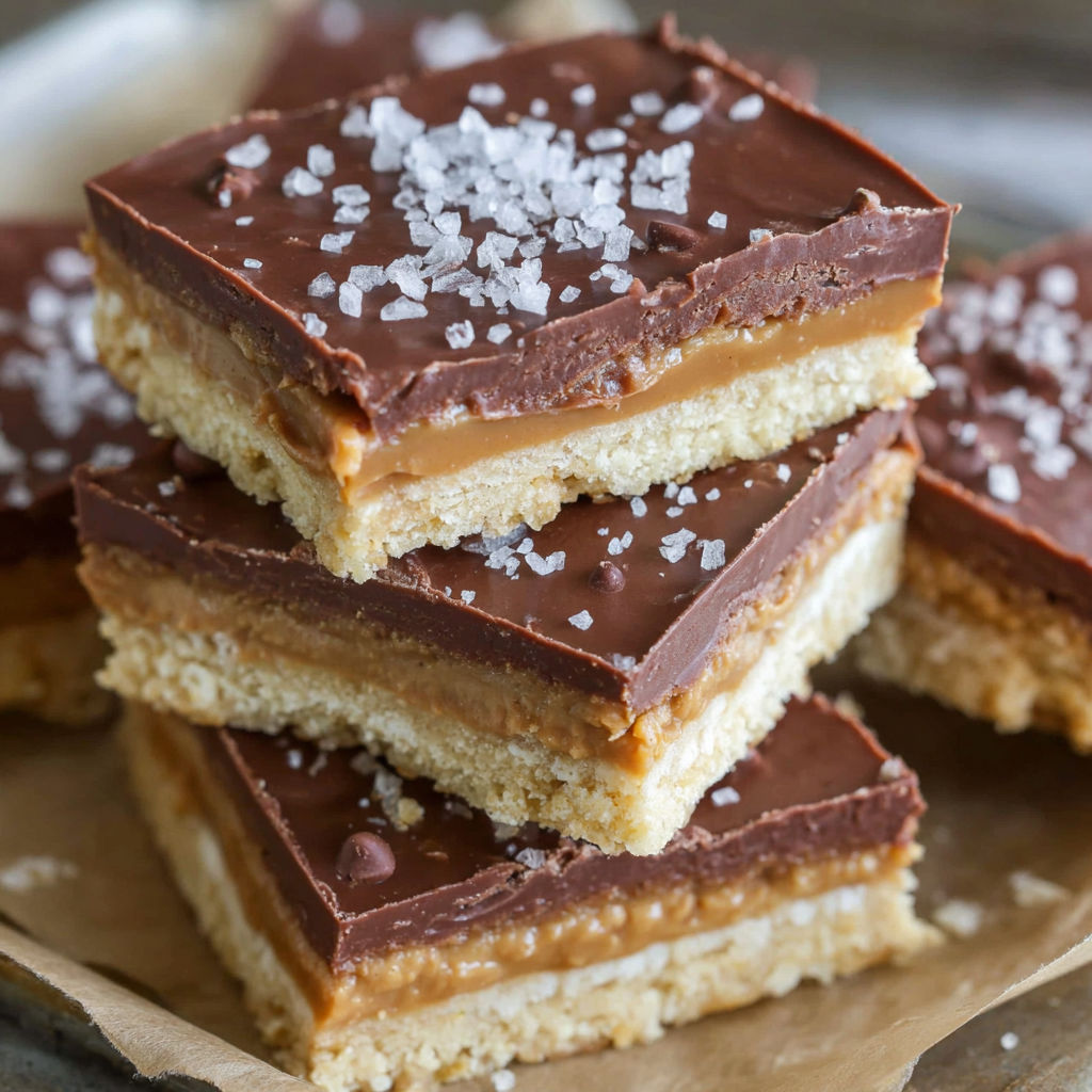 Salt River Bars are stacked on a plate.