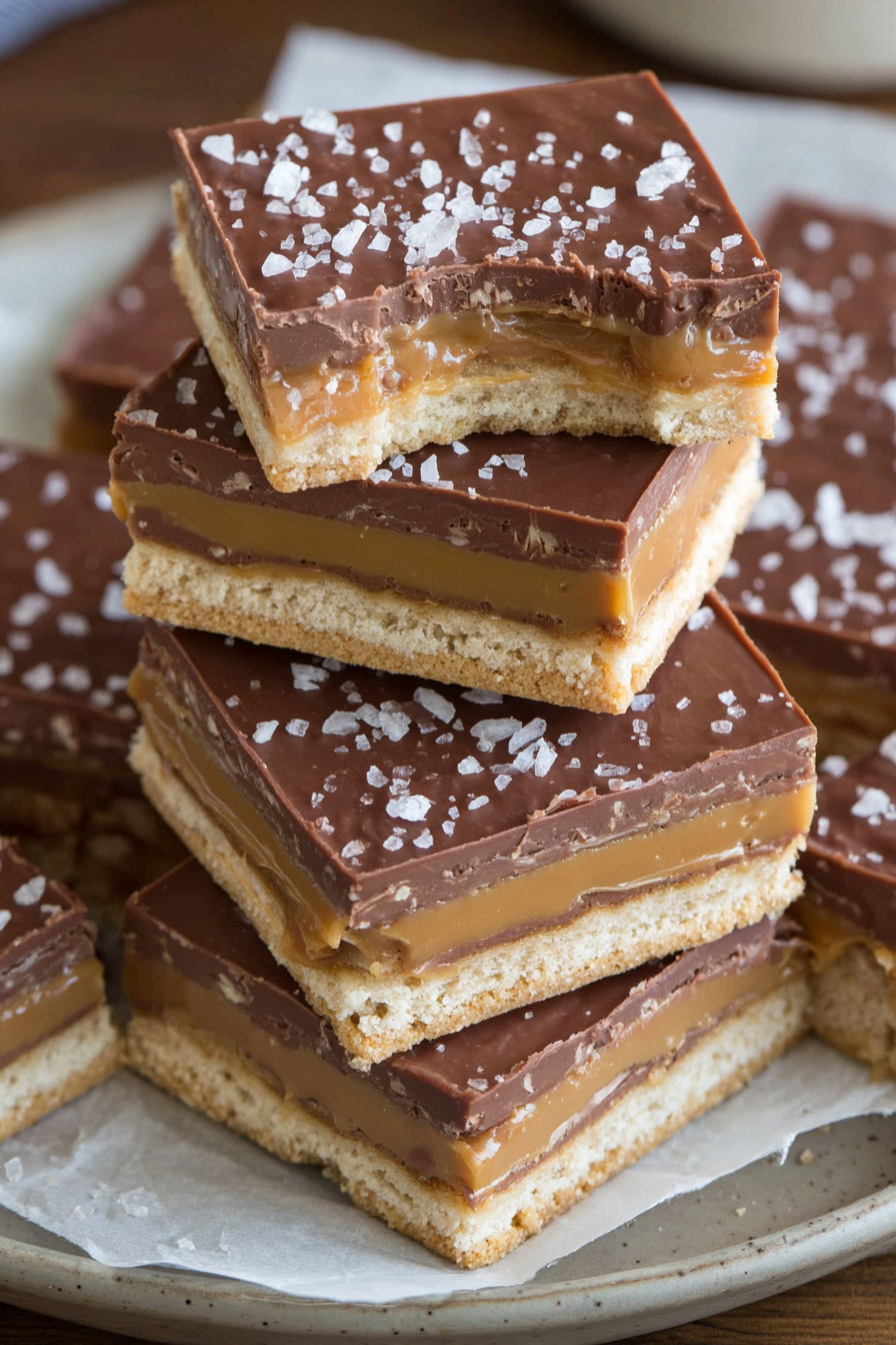 Salt River Bars are stacked on a plate.