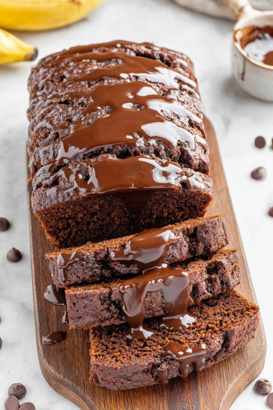 Chocolate Banana Bread.