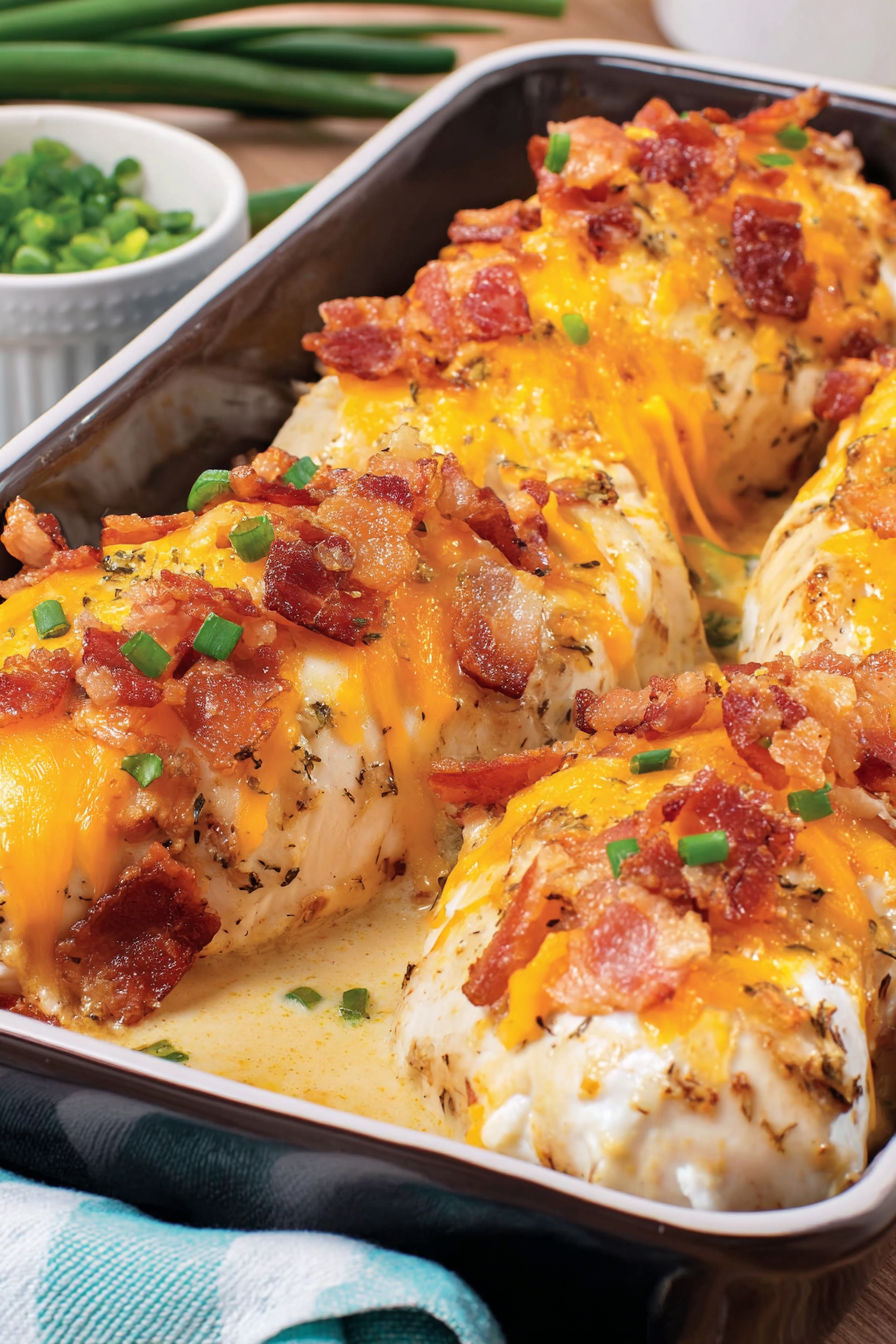 Baked Crack Chicken.