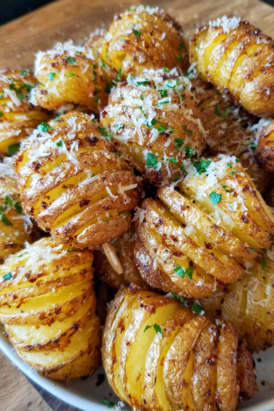 Tornado potatoes spiraled snack.