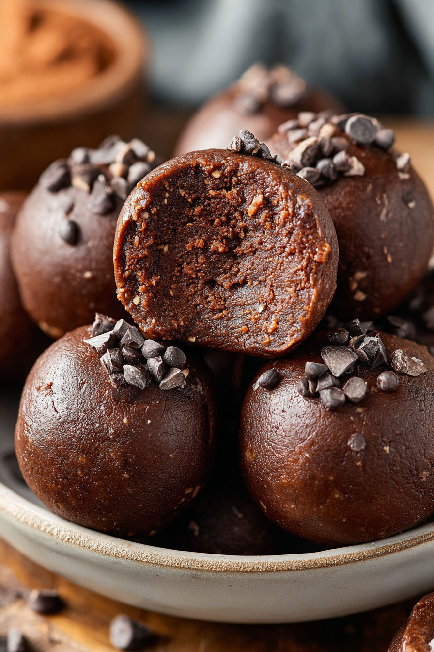 Chocolate covered balls of chocolate.