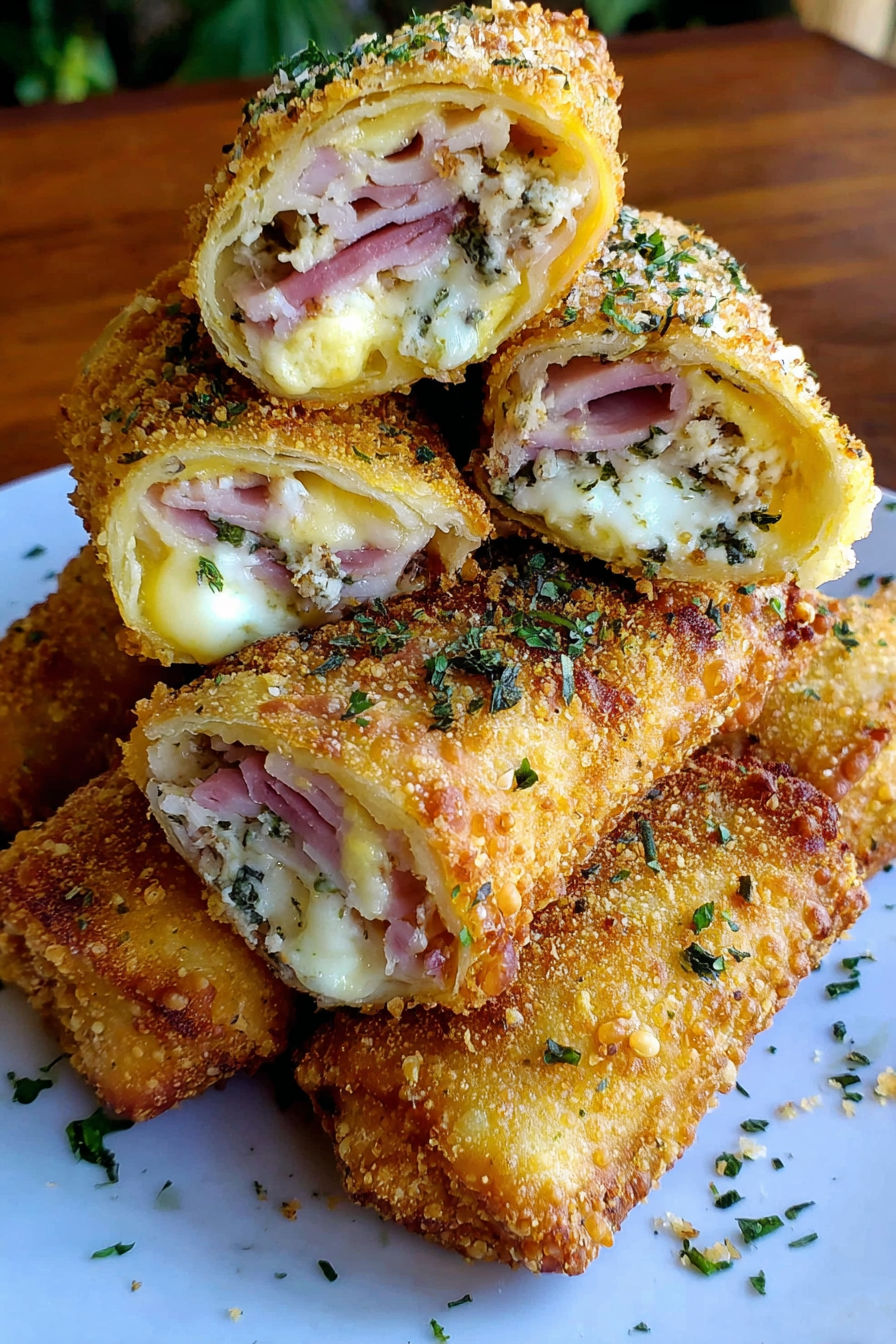 Crispy chicken greggs egg rolls.