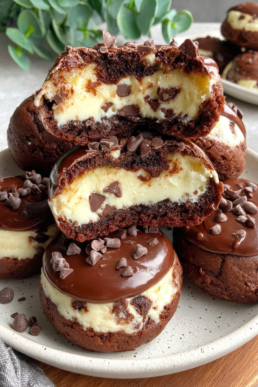 Choco Cheesecake Cookie Bites.