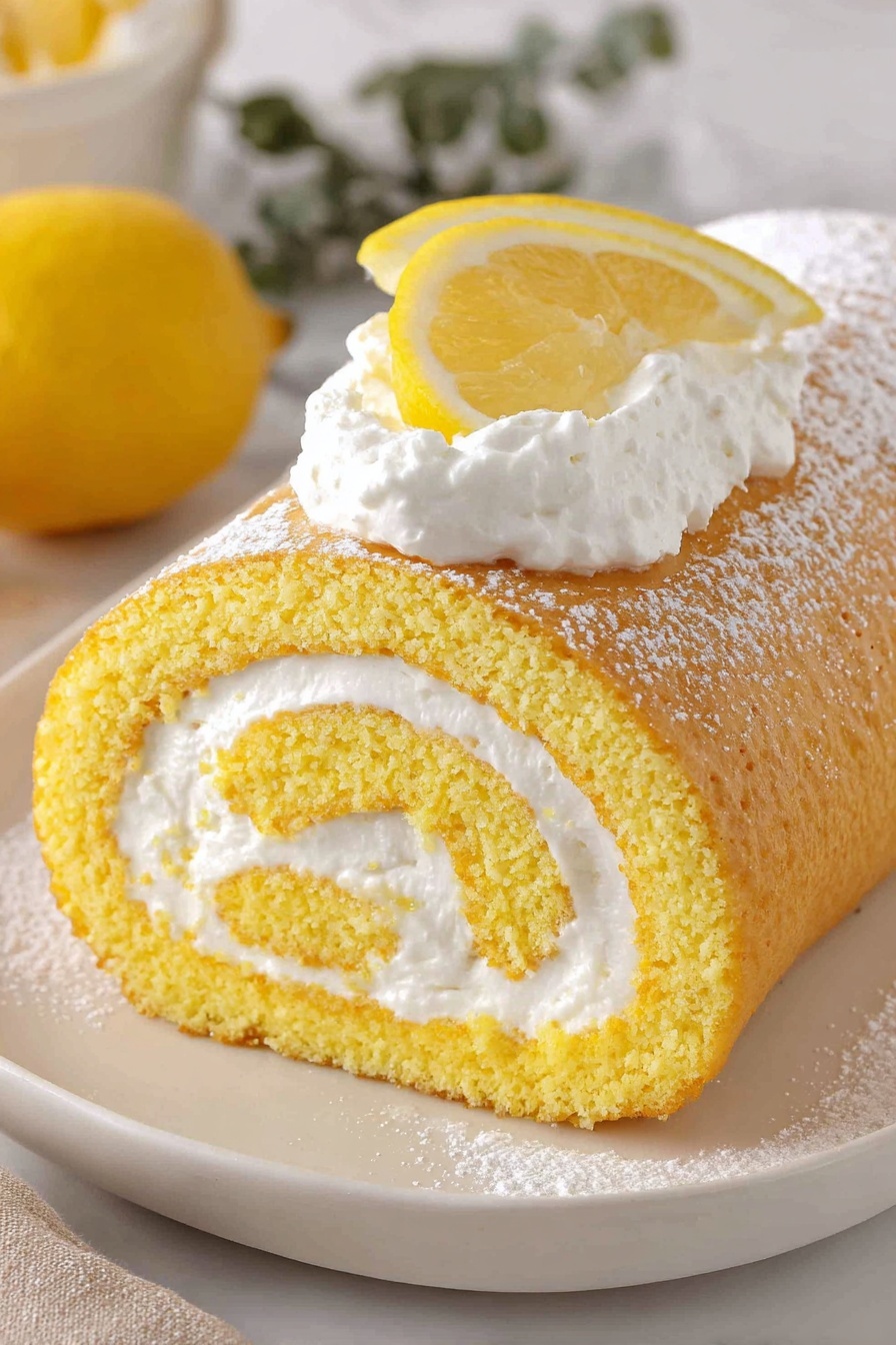 A cake with lemon and white icing.