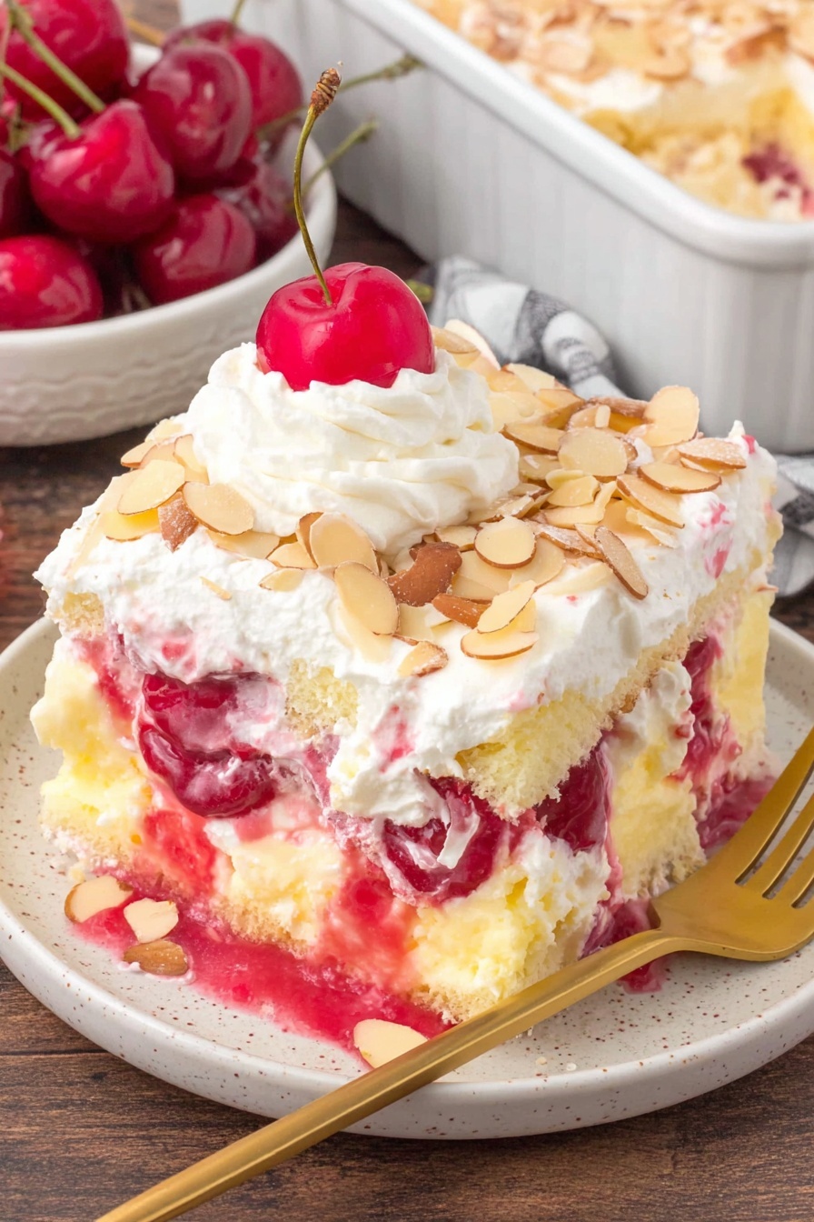 A slice of Heaven on Earth cake.