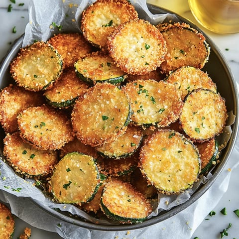 A bowl of zucchini parmesan crisps.