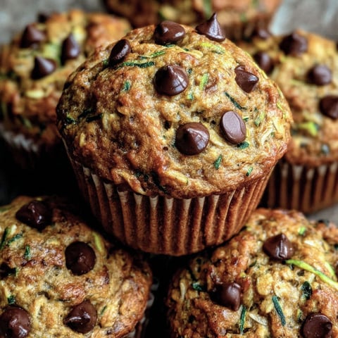 Blender chocolate chip oatmeal muffins.