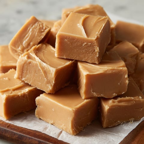 A stack of peanut butter fudge.