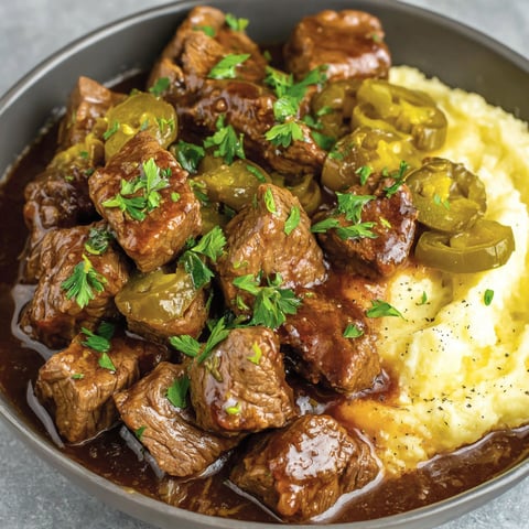 A bowl of Mississippi Steak Bites.