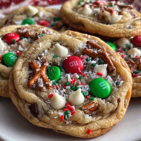 A plate of Christmas cookies with green, red and white sprinkles.