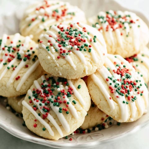 A plate of Christmas cookies.