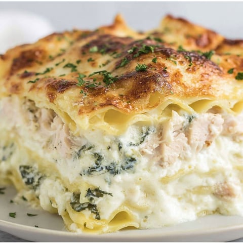 A delicious chicken lasagna recipe.