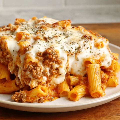 A plate of food with a cheese and meat topping.