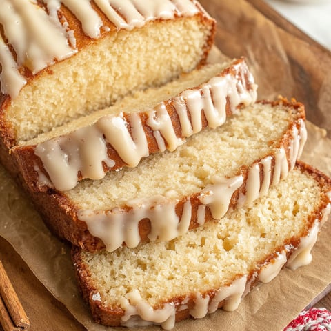 A slice of vintage eggnog bread.