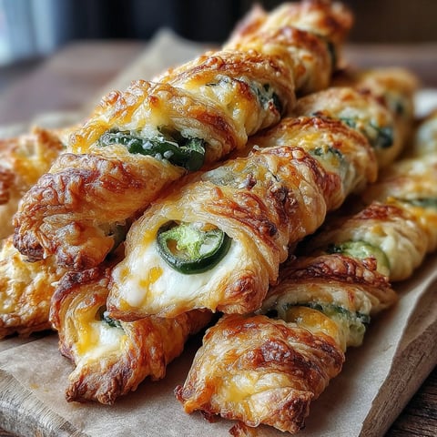 A plate of delicious jalapeno popper twists.